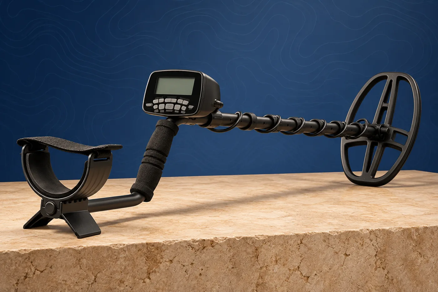تصور فوتوغرافي أصلي كامل لجهاز Garrett AT Max لكشف الذهب والمعادن في الجزائر